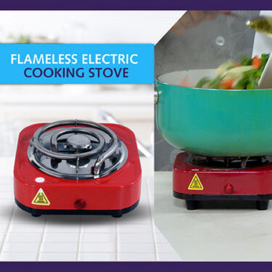 Electric Cooking Stove (Red)